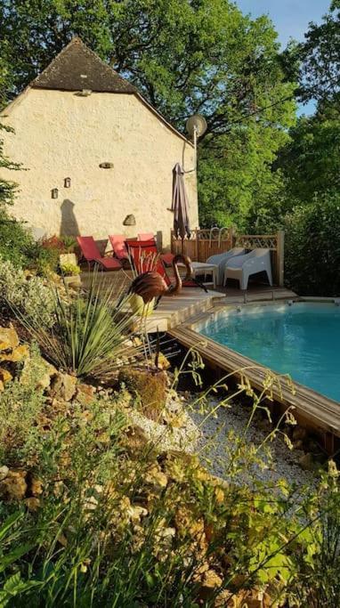 Maison Marianne Et Sa Piscine Dans Le Perigord Villa La Bachellerie Buitenkant foto