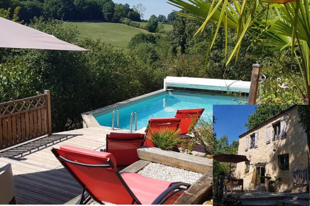 Maison Marianne Et Sa Piscine Dans Le Perigord Villa La Bachellerie Buitenkant foto